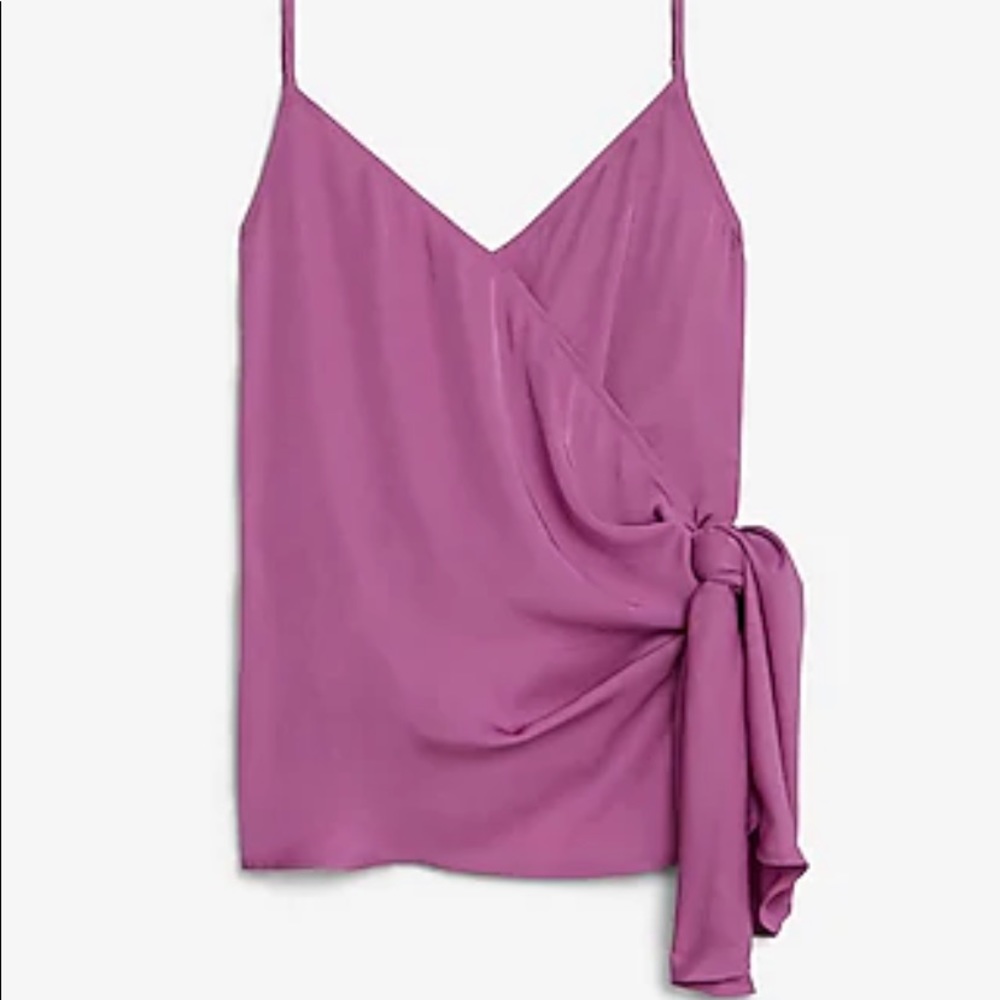 Wrap front tie Cami